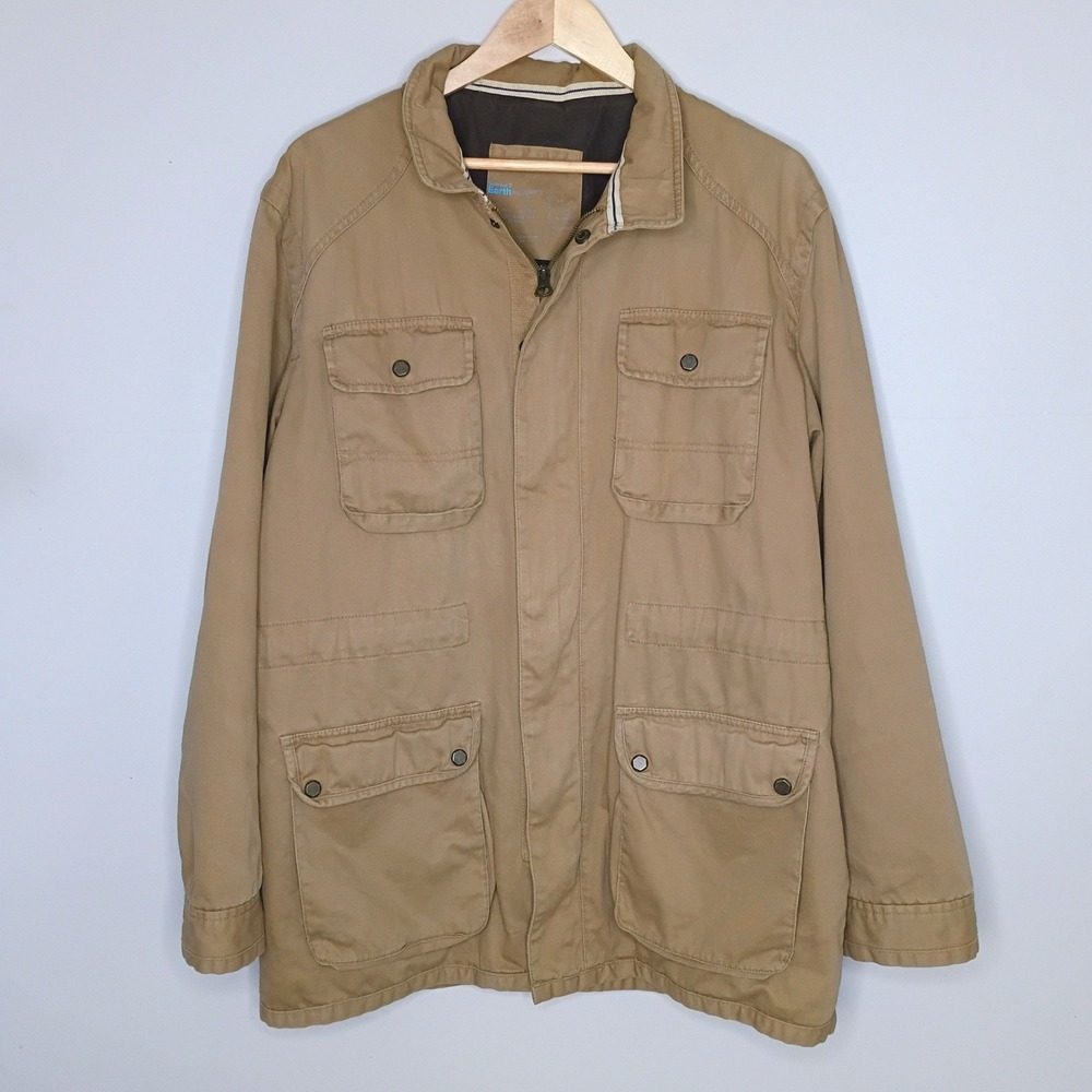 Timberland Earthkeepers Field Jacket Large Tan Utility